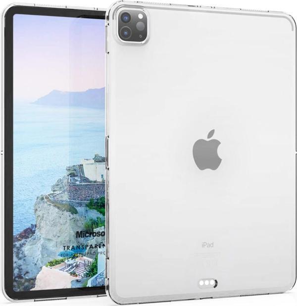 Microsonic Apple iPad Pro 11'' 2021 3. Nesil Kılıf (A2377-A2459-A2301-A2460) Transparent Soft Beyaz - Image 1