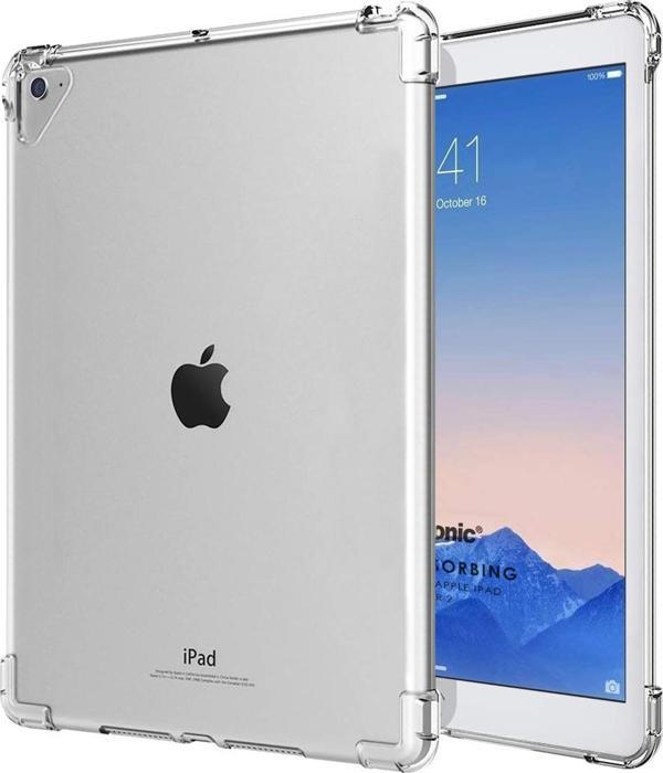 Microsonic Apple iPad Air 2 Kılıf (A1566-A1567) Shock Absorbing Şeffaf - Image 1