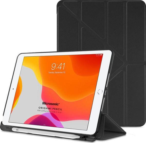 Microsonic Apple iPad Air 3 10.5'' 2019 Kılıf (A2152-A2123-A2153-A2154) Origami Pencil Siyah - Image 1