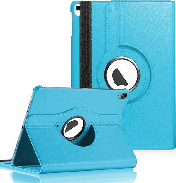 Microsonic Apple iPad Air 4 (2020) Kılıf 360 Rotating Stand Deri Mavi - Image 1