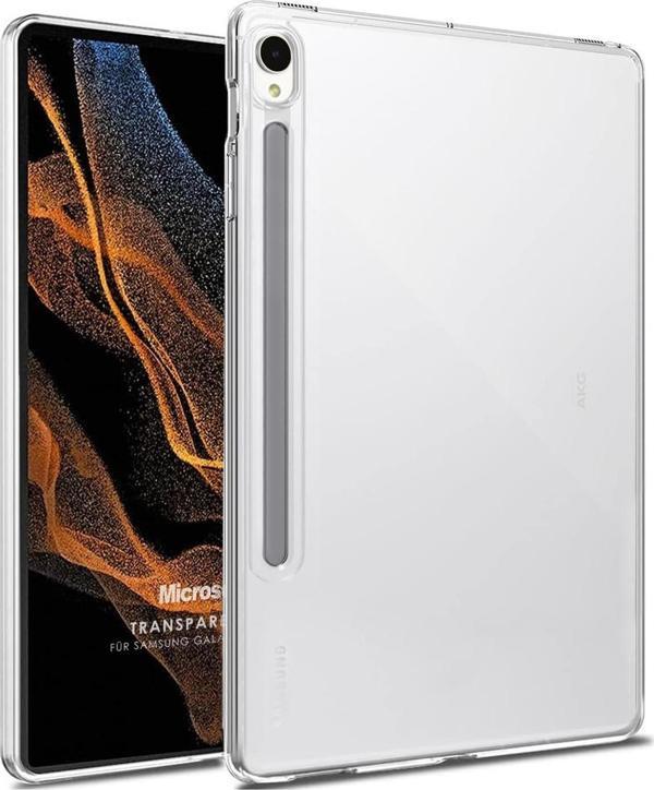 Microsonic Samsung Galaxy Tab S9 FE Kılıf Transparent Soft Şeffaf - Image 1