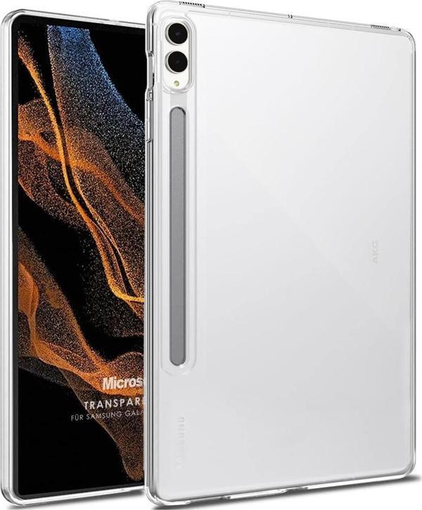 Microsonic Samsung Galaxy Tab S9 FE+ Kılıf Transparent Soft Şeffaf - Image 1