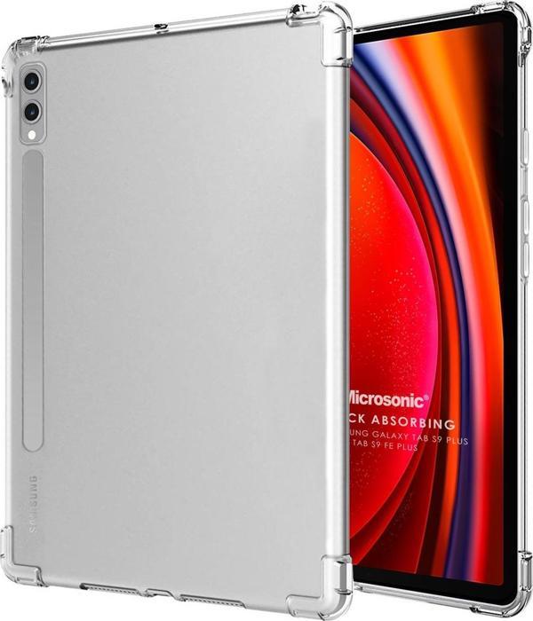 Microsonic Samsung Galaxy Tab S9 Plus X810 Kılıf Shock Absorbing Şeffaf - Image 1