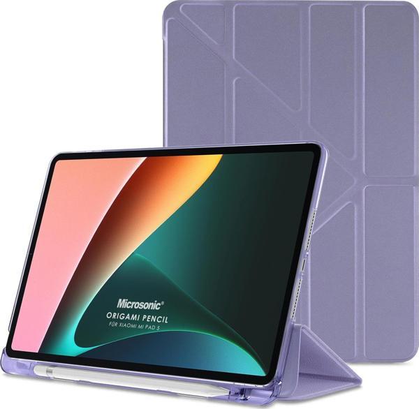 Microsonic Xiaomi Pad 6 Kılıf Origami Pencil Lila - Image 1