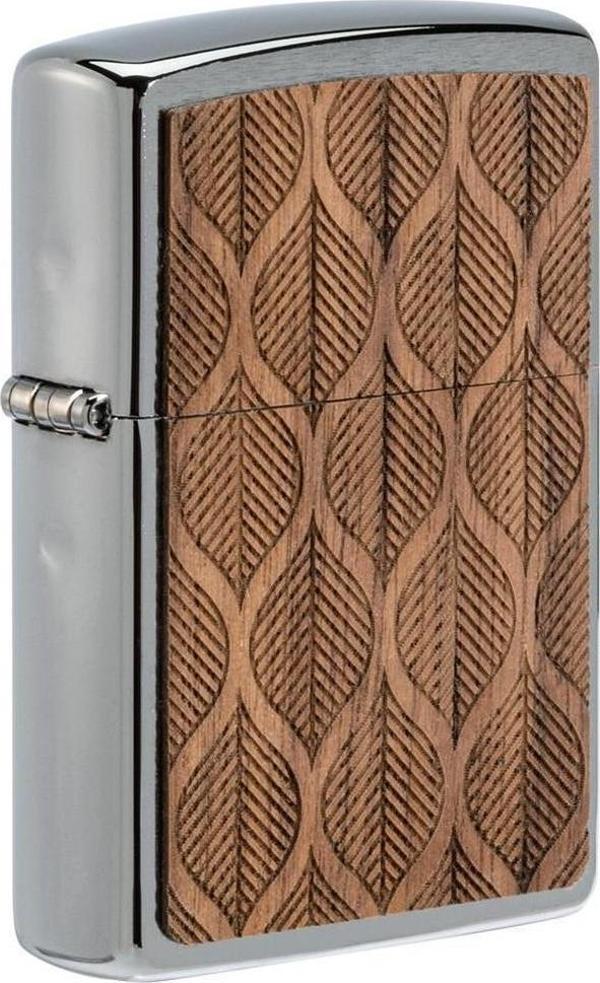 Zippo Çakmak 49708 Woodchuck Usa Walnut Leaves - Image 1