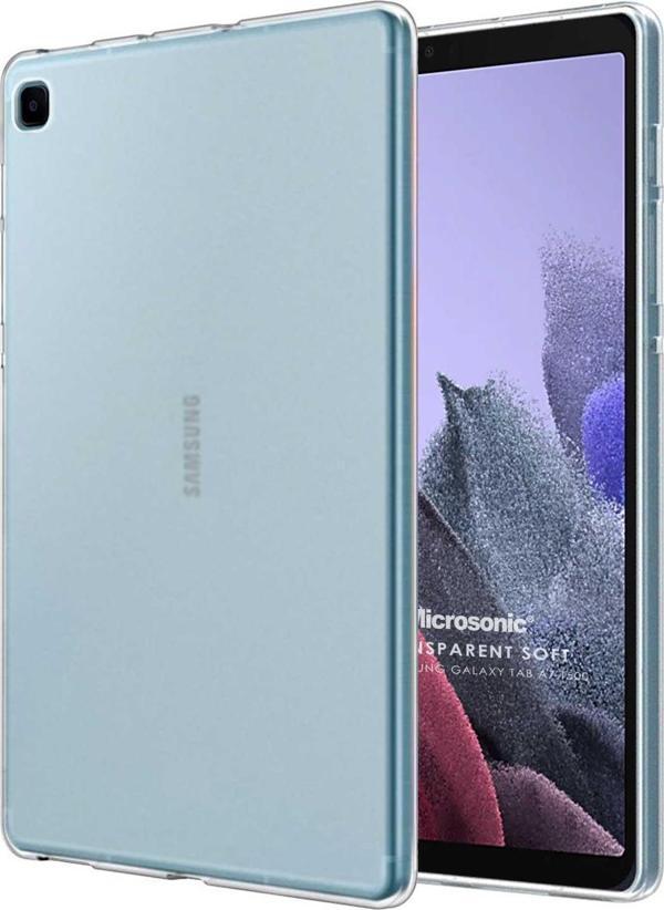 Microsonic Samsung Galaxy Tab A7 Lite T225 Kılıf Transparent Soft Beyaz - Image 1