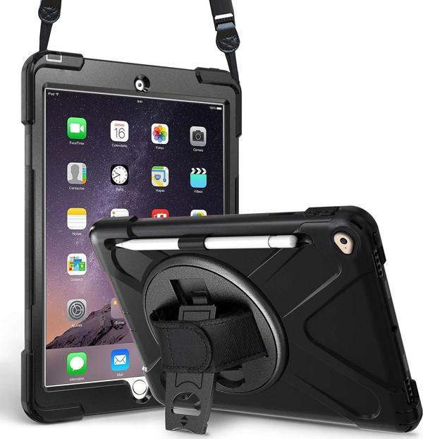 Microsonic Apple iPad Mini 4 Kılıf (A1538-A1550) Heavy Defender Siyah - Image 1