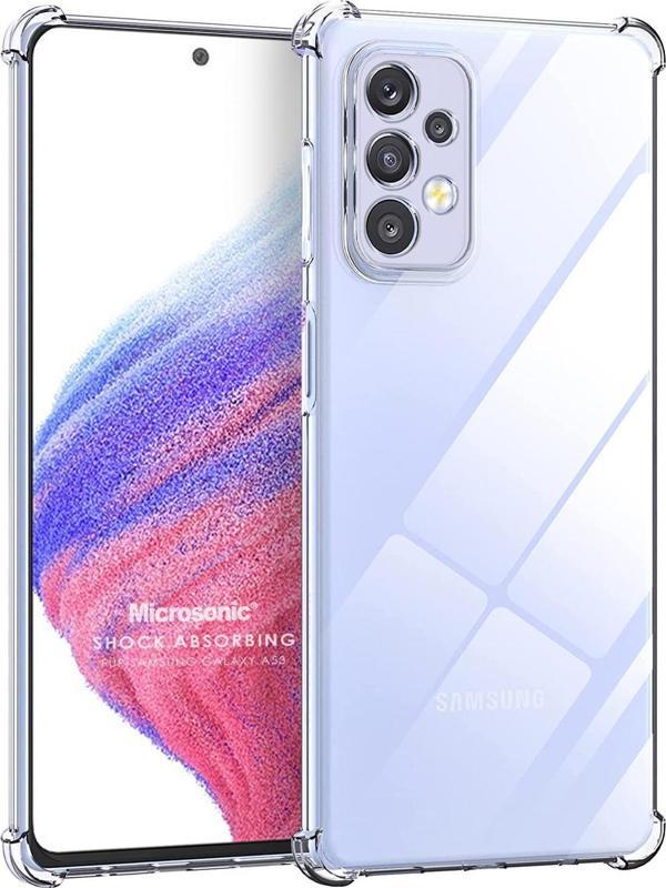 Microsonic Samsung Galaxy A53 5G Kılıf Shock Absorbing Şeffaf - Image 1