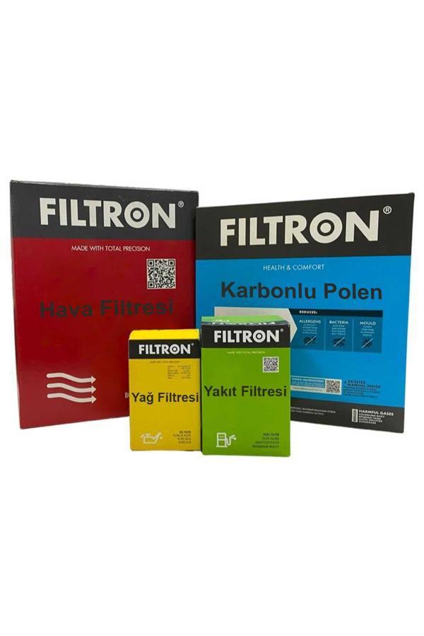 VW Passat B5 1.6 Benzinli Mann Filtron Filtre Bakım Seti 1997-2000 Hava+Yağ+Yakıt+Karbonlu Polen - Image 1