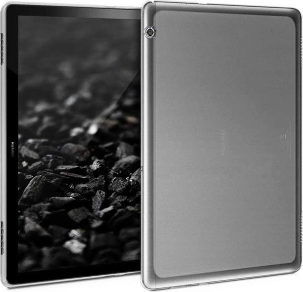 Microsonic Huawei MediaPad T3 10'' Kılıf Transparent Soft Beyaz - Image 1
