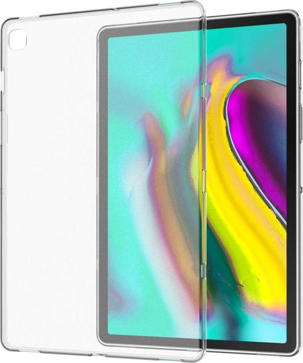 Microsonic Samsung Galaxy Tab S5e 10.5'' T720 Kılıf Transparent Soft Beyaz - Image 1
