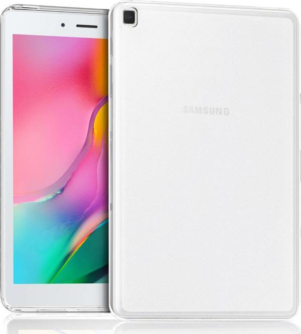Microsonic Samsung Galaxy Tab A 8" 2019 T290 Kılıf Transparent Soft Beyaz - Image 1