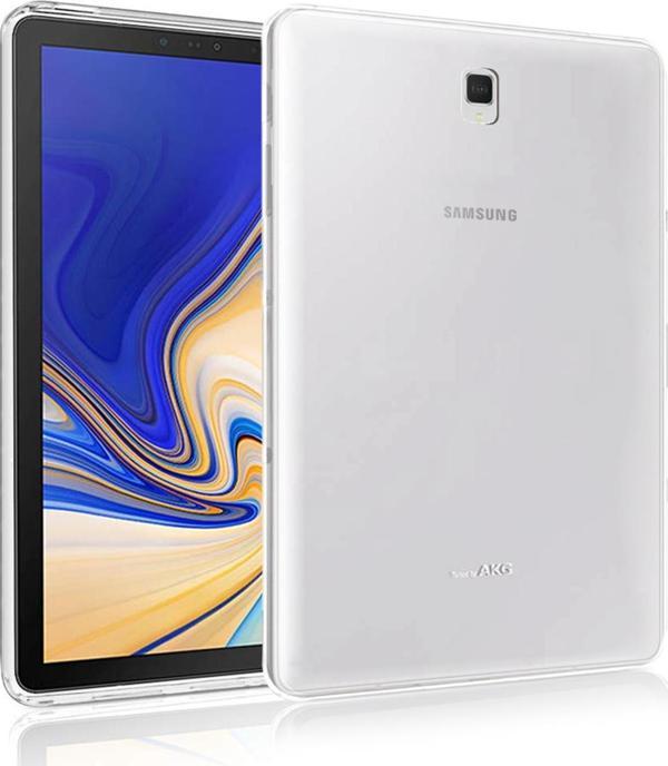 Microsonic Samsung Galaxy Tab S4 10.5'' T830 Kılıf Transparent Soft Beyaz - Image 1