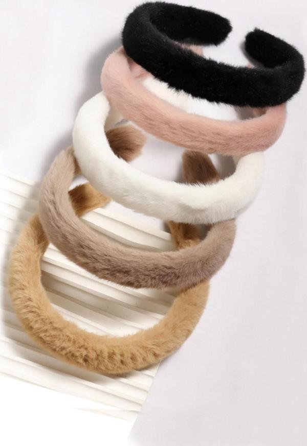 Kadın 5'li Peluş Taç Seti - Image 1