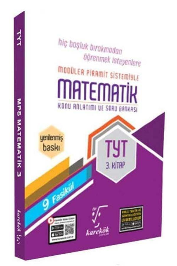 2024 TYT Matematik Konu Anlatımı ve Soru Bankası 3. Kitap - Karekök Eğitim Yayınları - Image 1