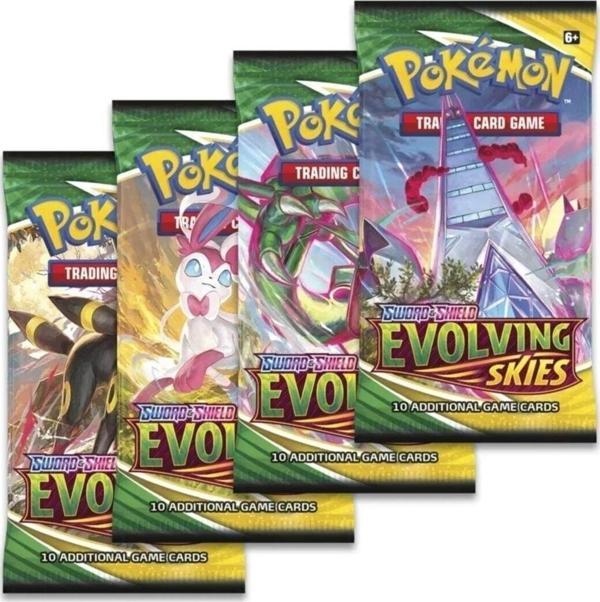 Abetto Market Pokemon Evolvıng Skıes Oyun Kartı 4 Paket Bir Arada - Image 1