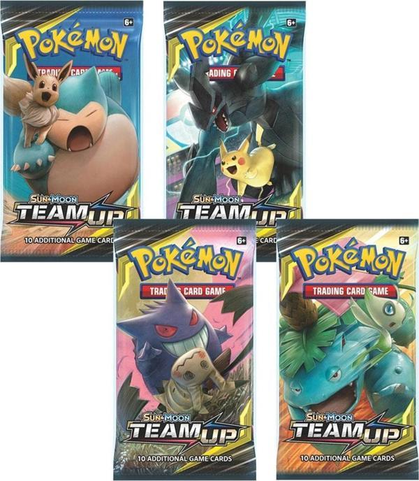 Abetto Market Pokemon Team Up Sun-moon Oyun Kartı (4 Paket) - Image 1