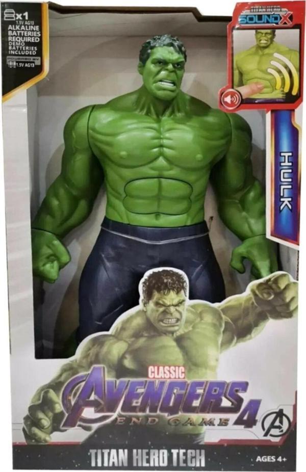 Bfy Toys Hulk Figürü - Sesli Işıklı 30 Cm Yeşil Dev Hulk Figürü , Hulk Oyuncak, Hulk, 30cm Y058 - Image 1