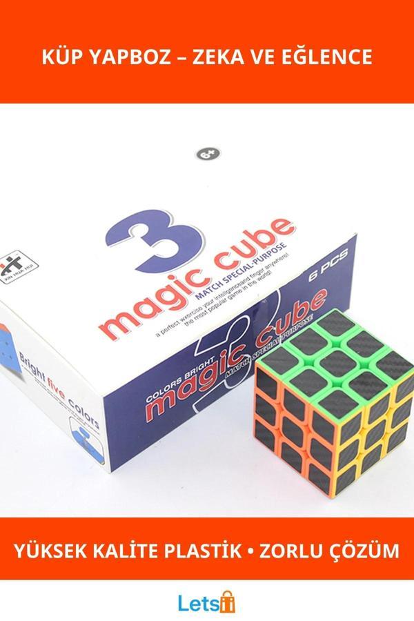 Renkli Zihin Geliştirici Dayanıklı Küp Yapboz No:2 Oyun - Image 1