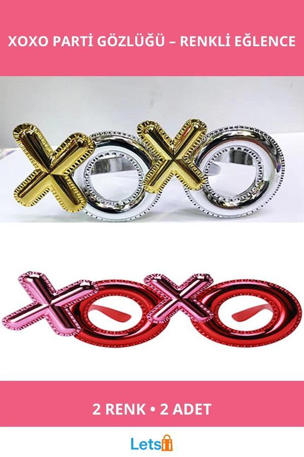 Renkli Parti Gözlüğü 2 Renk 2 Adet - Image 1