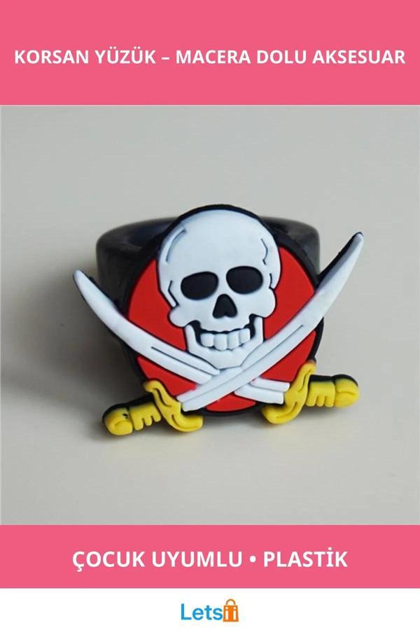 Korsan Kılıçlı Eğlenceli Çocuk Yüzüğü - Image 1