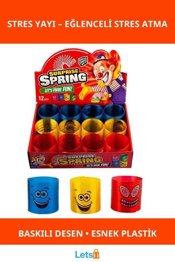 Eğlenceli Baskılı Stres Yayı Oyuncak Dayanıklı ve Renkli - Image 1