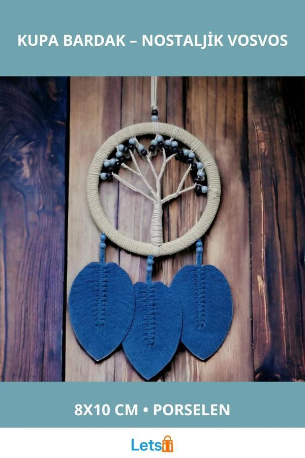 Rüya Kovan Hayat Ağacı Dream Catcher Mavi 50 cm - Image 1