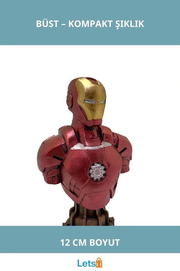 Marvel Iron Man Büst Küçük Boy 12 cm - Image 1