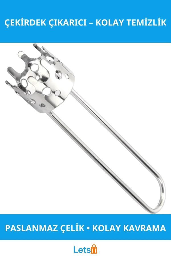 Paslanmaz Çelik Meyve Sebze Çekirdek Çıkarma Aparatı - Image 1