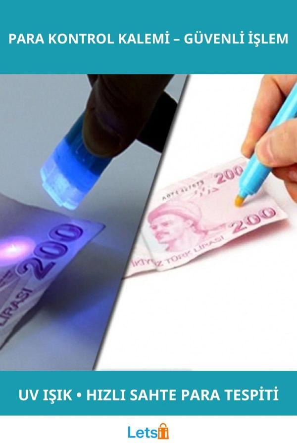Işıklı Sahte Para Kontrol Kalemi Hızlı ve Güvenilir Kontrol - Image 1