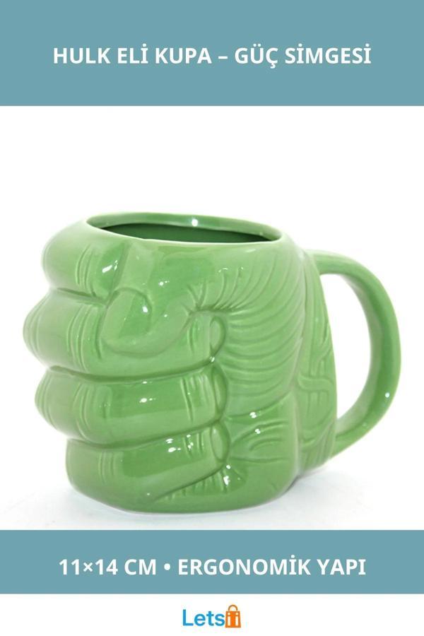 Porselen Hulk Eli Kupa Bardak Marvel Temalı Tasarım - Image 1