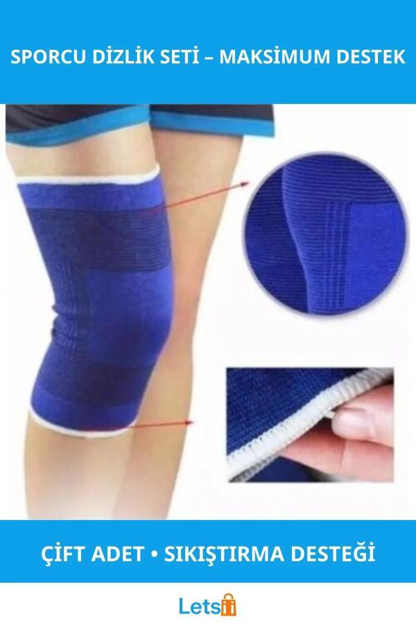 Esnek Destekli Dizlik 2 Adet Ameliyat Sonrası Koruma - Image 1
