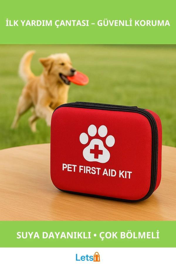 Evcil Hayvan Lüks Taşınabilir İlk Yardım ve İhtiyaç Çantası - Image 1