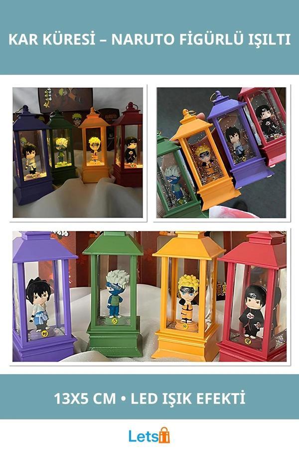 Naruto Figürlü Işıklı Kar Küresi 13x5 cm - Image 1