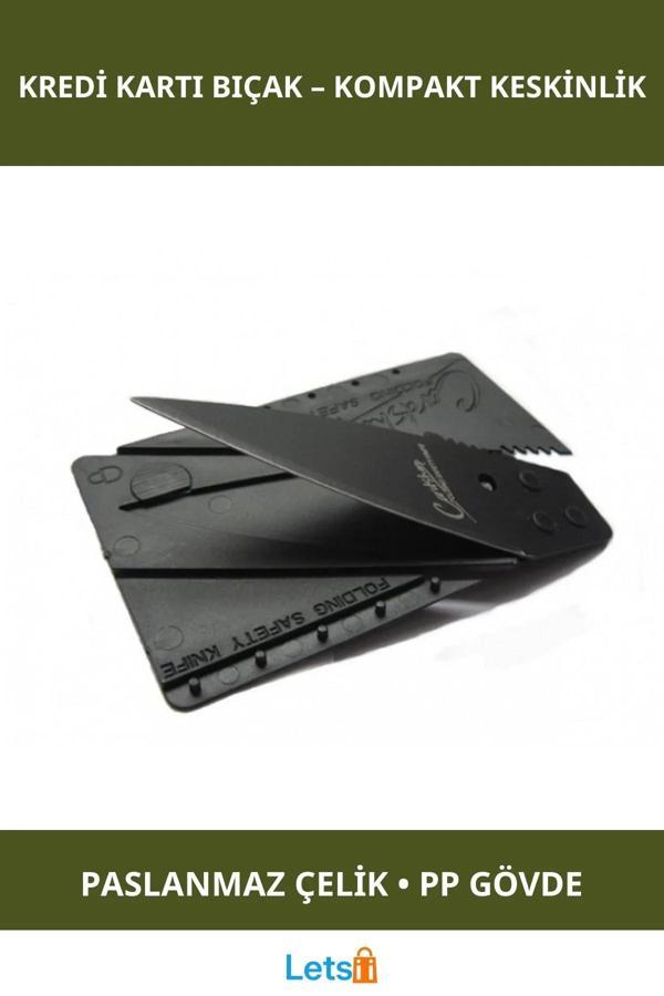 Kredi Kartı Şeklinde Paslanmaz Çelik Bıçak Cardsharp - Image 1