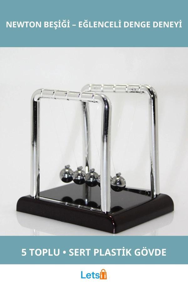 Newton Beşiği Denge Balans Etkileşimli Masa Dekorasyonu - Image 1