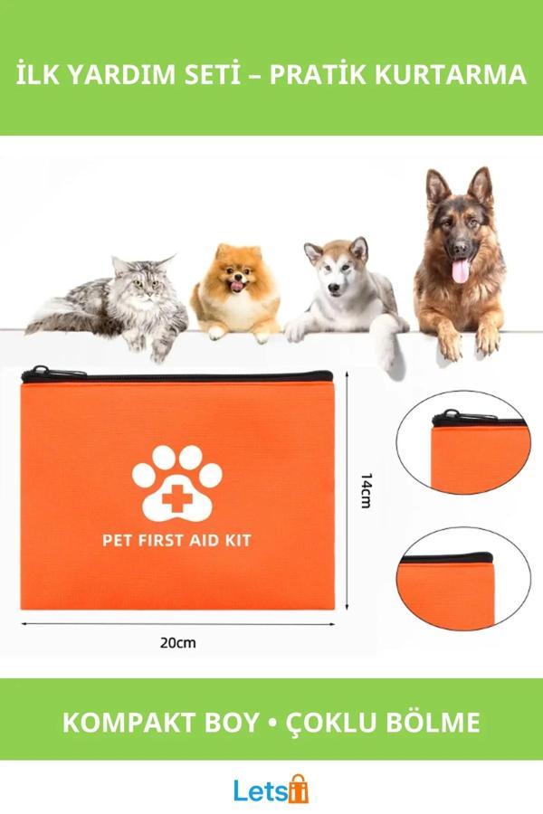 Taşınabilir Evcil Hayvan İlk Yardım Seti Çantası - Image 1