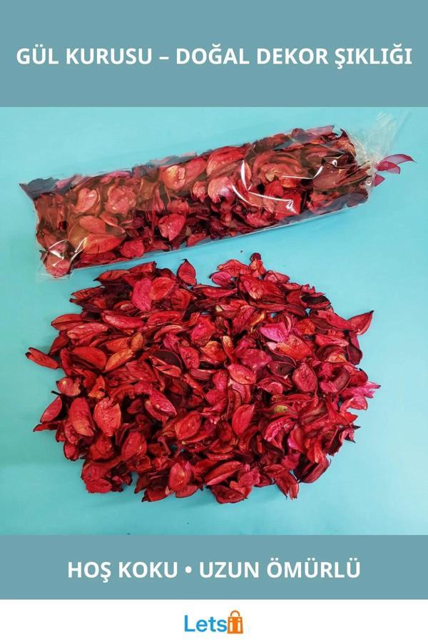 Kokulu Kırmızı Gül Kurusu 100 Gram - Image 1
