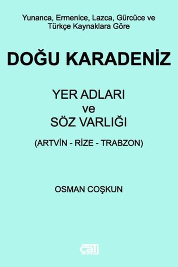 Doğu Karadeniz Yer Adları ve Söz Varlığı - Çatı Kitapları - Image 1