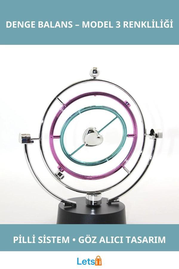 Renkli Pilli Denge Balans Decoratif Objektif 3 - Image 1