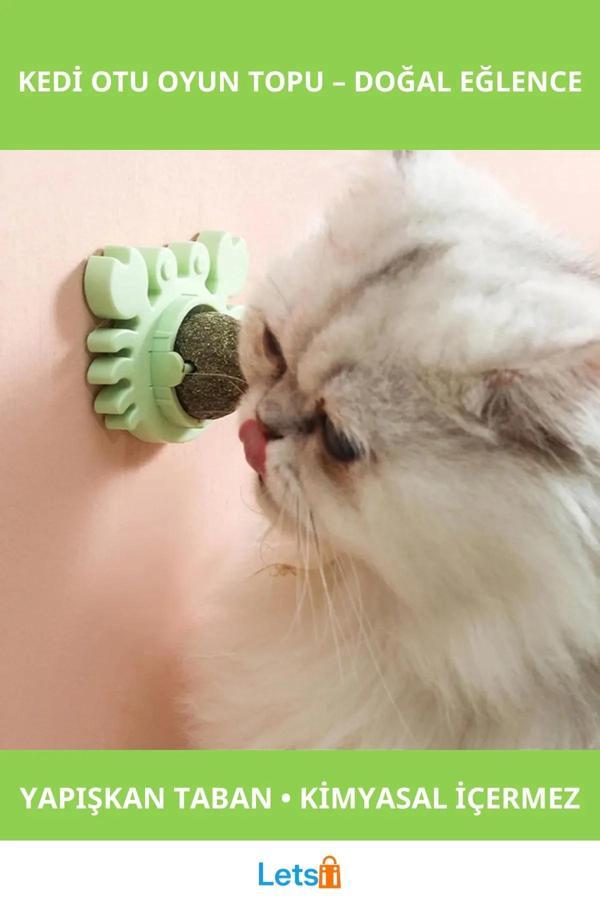 Yenilebilir Yengeç Kedi Otu Oyun Topu Doğal ve Güvenli - Image 1