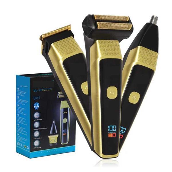 Profesyonel Saç Kesme Makinesi Tek Gövde 3 Başlık V-366 - Image 1