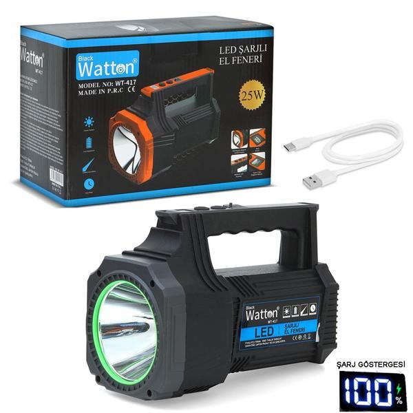 Led Şarjlı El Feneri 25W WT-417 - Image 1