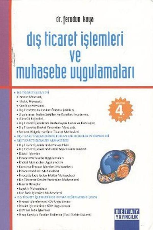 Dış Ticaret İşlemleri ve Muhasebe Uygulamaları - Detay Yayıncılık - Image 1