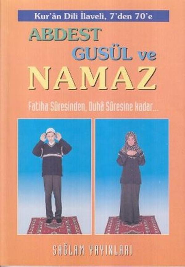 Abdest Gusül ve Namaz - Kur'an Dili Elif-Bası (Kod: 015) - Sağlam Yayınevi - Image 1