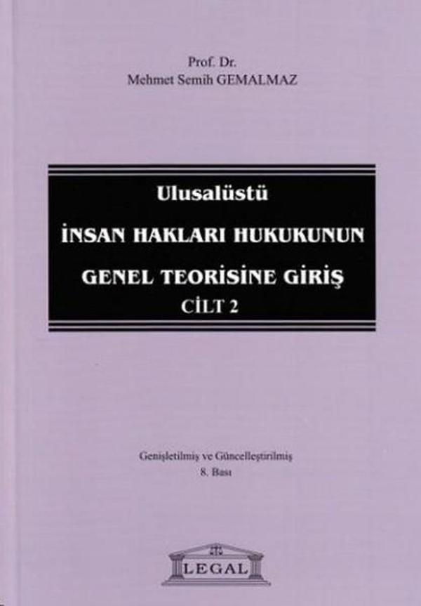Ulusalüstü İnsan Hakları Hukukunun Genel Teorisine Giriş Cilt: 2 - Legal - Image 1