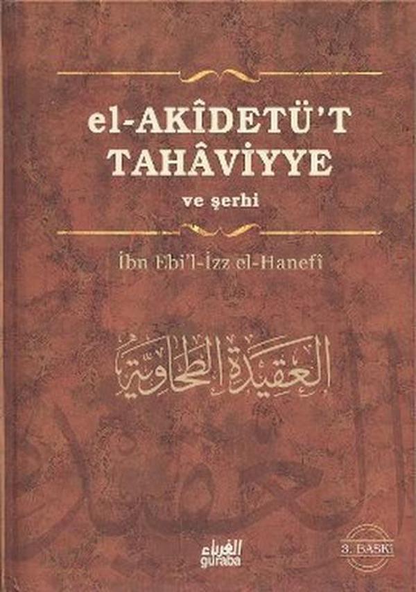El - Akidetu't - Tahaviyye - Guraba Yayınları - Image 1