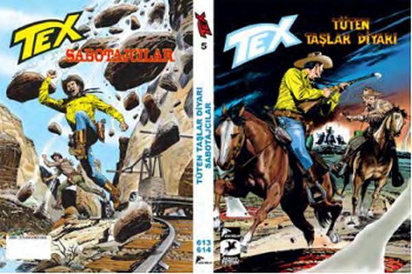 Tex 5 - Tüten Taşlar Diyarı - Sabotajcılar - Çizgi Düşler - Image 1