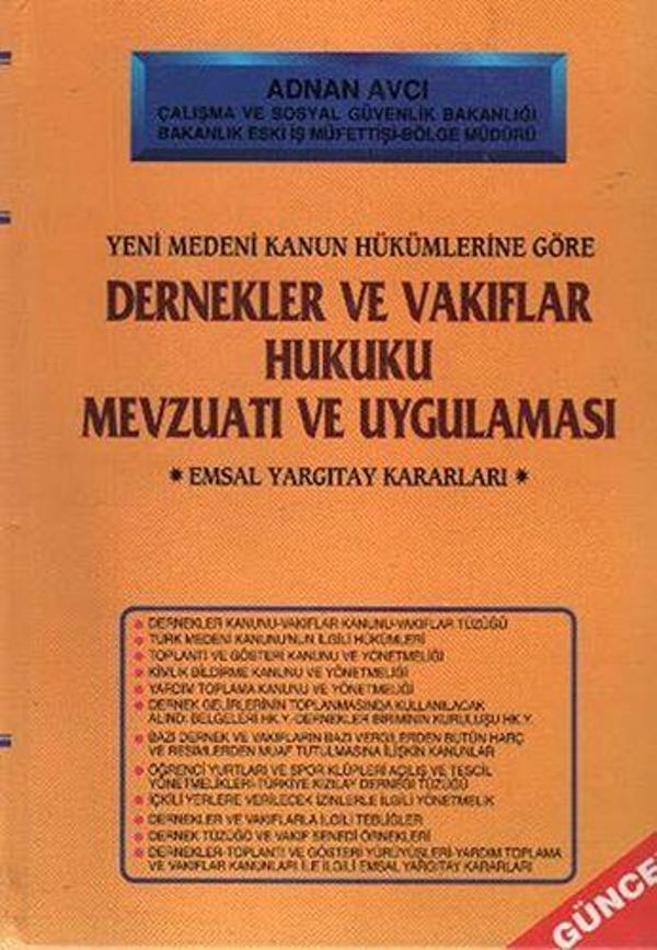 Dernekler ve Vakıflar Hukuku Mevzuatı ve Uygulaması (Ciltli) - Alfa Yayıncılık - Image 1