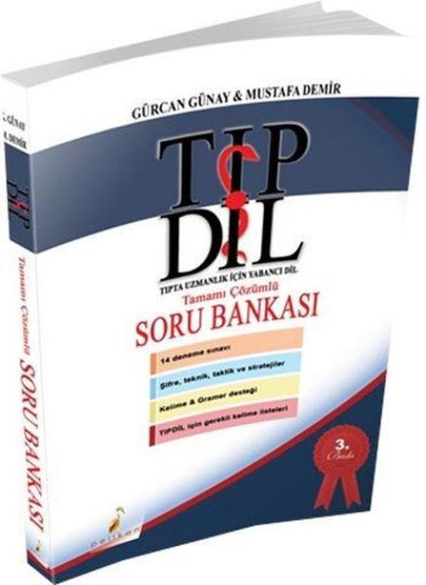 Tıp Dil İngilizce Tamamı Çözümlü Soru Bankası - Pelikan Yayınları - Image 1
